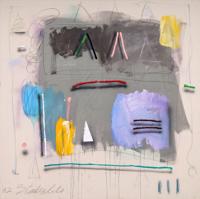 Joseph Stabilito UNTITLED Painting, 48.5W - Sold for $2,432 on 05-16-2026 (Lot 350).jpg